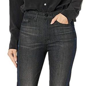 HUDSON Women's Zoeey High Rise Straight Jean 28